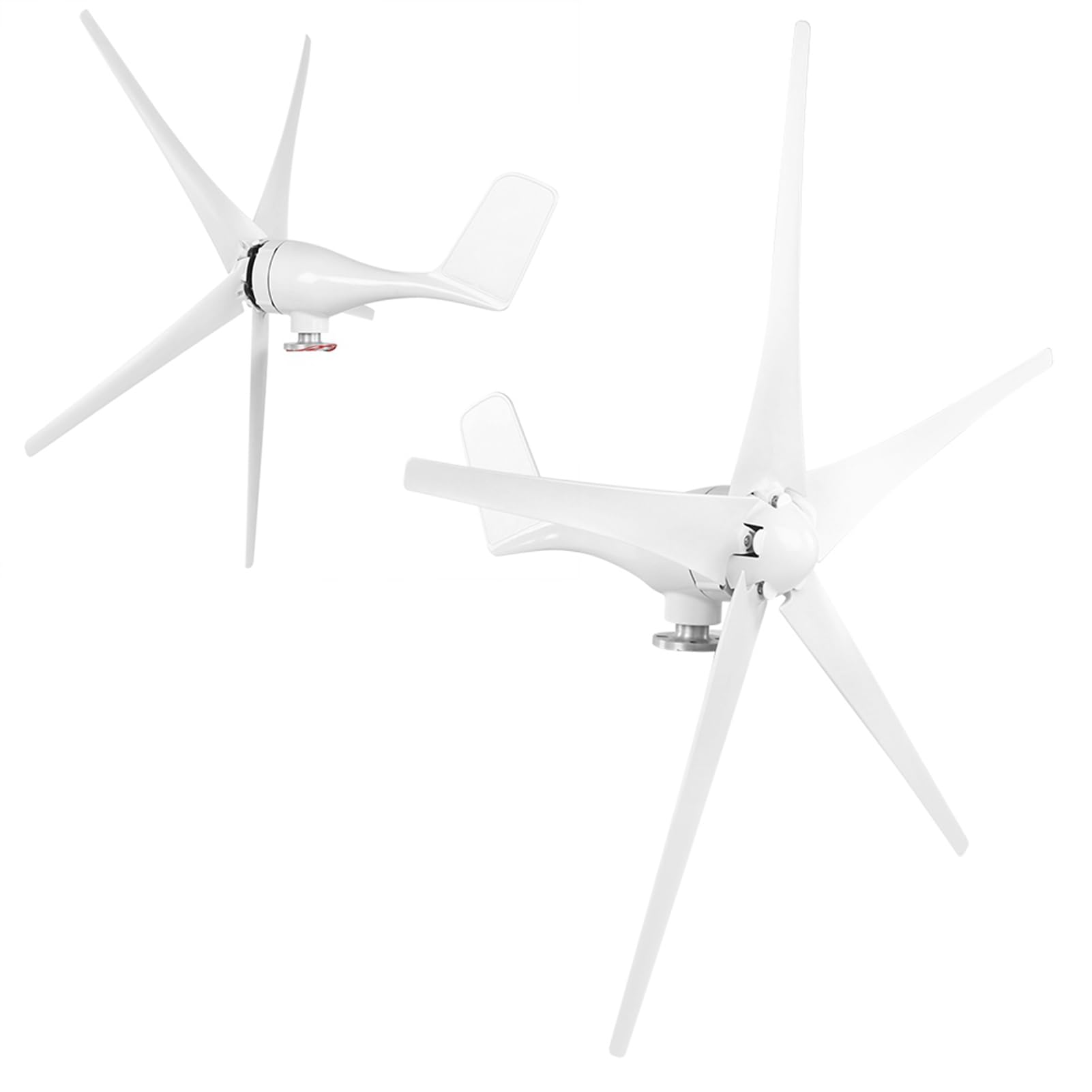 5-Blatt-Windkraftanlagen Kleiner Windmühlengenerator Industriebedarf Maschinenausrüstung 800W(1)