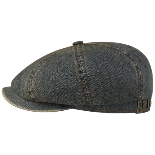 Casquette Hatteras Stetson en denim lavé style gavroche pour homme