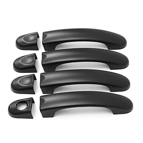 Protection de poignée de porte T5 et T6 noir mat - Kit avant gauche 8 pièces