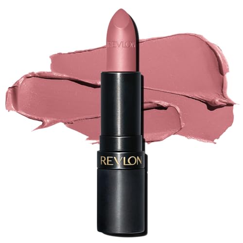 Image of REVLON Super Lustrous Luscious Matte Lipstick, 80% Conditioning Ingredients, intance color, Waterproof, Long-Lasting, 100% Vegan Lipstick, Wild Thoughts (004), 4.25 gm