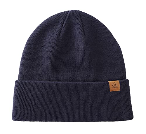 Image of Home Prefer Mens Winter Hats Acrylic Knit Cuff Beanie Cap Warm Womens Beanie Hat