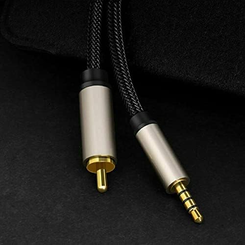 NIKJEBDF 1m Digital Coaxial Audio Cable SPDIF RCA to 3.5mm Jack Male Stereo Audio Cable for Home Theater, HDTV, HiFi Systems