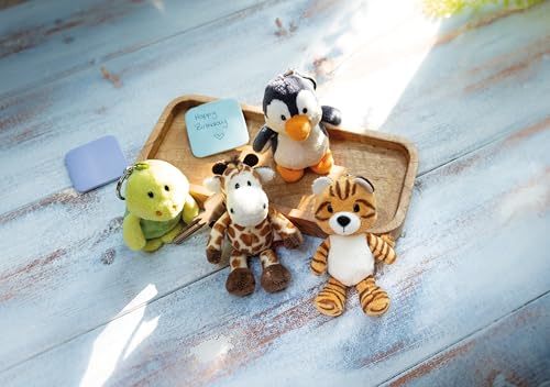 NICI Schlüsselanhänger Tiger 10cm - braun - Treuer-Begleiter für Rucksack oder Tasche, Schlüsselhalter für klein und Groß | 61851