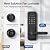 Keyless Fingerprint Smart Door Lock and Handle - Keypad Entry, Electronic Passcode for Front Door