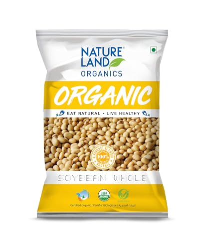 Image of Natureland Organics Soybean Whole 500 Gm (Pack of 4) Total 2 Kg