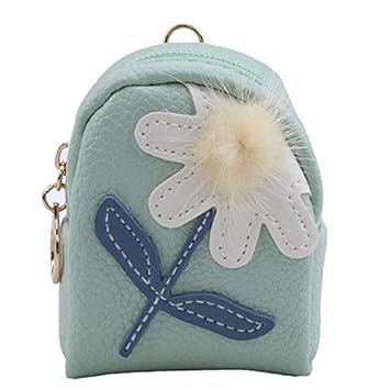 mini backpack coin purse keychain