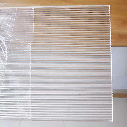 Image of Plexiglass Perpex 1 /8' Acrylic Striped Wave Board, 12in PMMA /Acrylic Streak Striped Sheet
