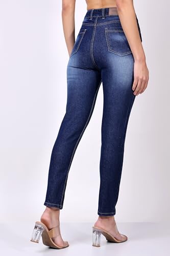 Image of London Hills Women's Slim Fit Mid Rise Jeans | Slimfit | Skinny Fit