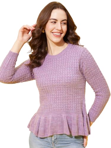 Image of Modeve Round Neck Casual Women Sweater||Winterwear||