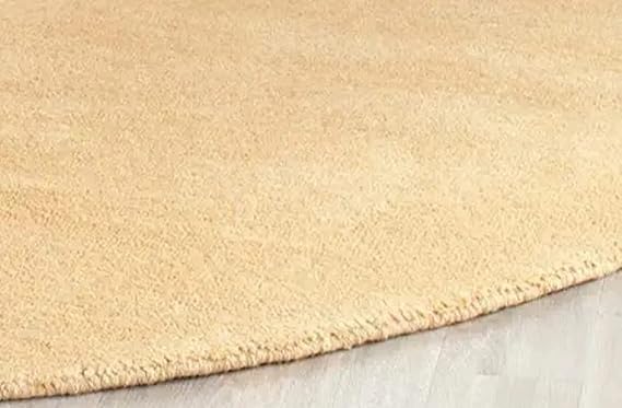 Image of Handmade Pure Woollen Carpet Collection for Hall with 1.0 inch inch Thickness 8 X 8 Feet - Round DGR9