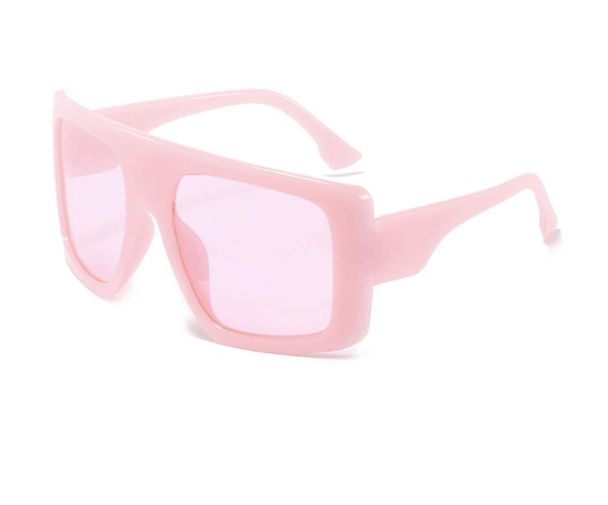 W Y YING Oversized Square Baddie Large Womens Sunglasses for Men Fashion Flat Top Baddie Shades