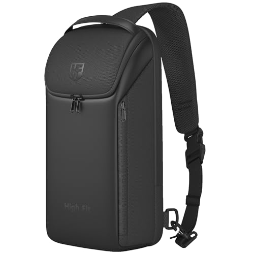 HIGH FIT 5L Sling Bag Crossbody Backpack Compact EDC Daypack for Men Minimalist Chest Shoulder bag 11 inch iPad Pro M4/ iPad Air M2