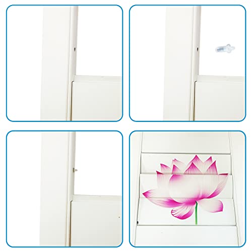 Kowibcl 20 Pcs Shutter Repair Plantation Shutter Replacement Parts Shutter Pins Replacement Plantation Shutter Repair Kit Pins, Plastic Spring #TOP5