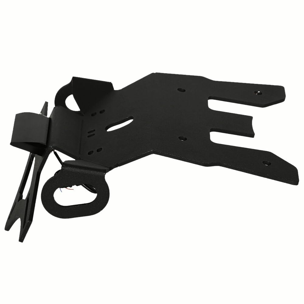 Kit de supports de plaque d'immatriculation pour CRF1100L Africa Twin/DCT 2020-2024 Africa Twin Adventure Sports ES/DCT 2020-2024 Kit de conversion arrière avec clignotant LED, éclairage de plaque