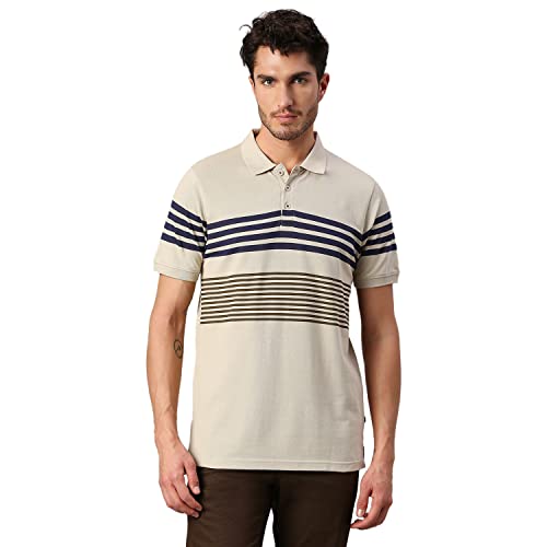 Image of Dennis Lingo Men Cotton Slim Fit Polo Half Sleeve T-Shirt