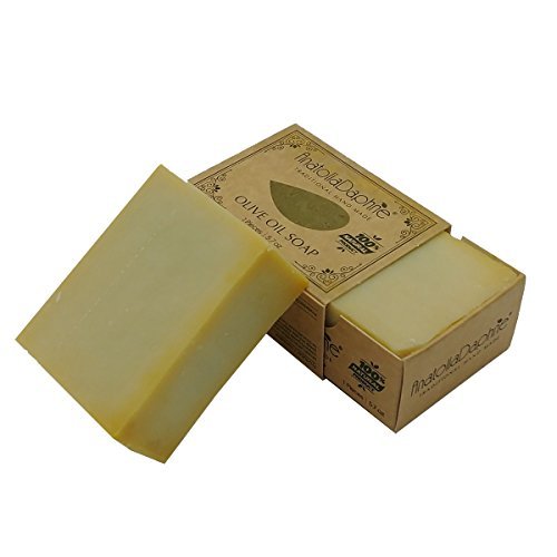 Olive Oil Bar Soap - 100% Natural Pure & Artisan Hand Crafted Quality  (Single Bar)