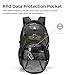 Swissdigital Design Laptop Backpack with USB Charging Port, Travel Backpack Fits 15.6 inches Computer, 31L College School Backpack for Men, Olive/Black | SD803-26