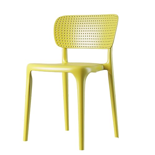 Sillas de comedor apilables de plástico para eventos, oficina, boda, fiesta, taburete ligero para interiores con capacidad de 330 libras, sillas de bar comerciales, silla de restaurante, 42 x 45 x 75