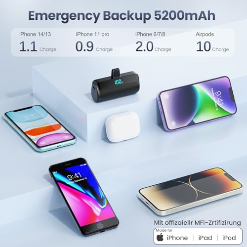 Feob-Mini-Power-Bank-para-iPhone-5200mAh-20W-PD-Cargador-Portatil-Ultra-Compacto-Bateria-Externa-Powerbank-con-Pantalla-Digital-Compatible-con-iPhone-1414-Pro-Max13-Pro131211XRXS876s-y-Mas