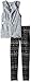 Beautees Big Girls' Textured Faux Fur Legging Set