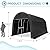 MELLCOM Carport 12 x 20 FT Heavy Duty, Portable Garage with All-Steel Metal Frame and Round Style Roof, Anti-Snow Car Canopy Outdoor Storage Shelter for Car, Truck, Boat