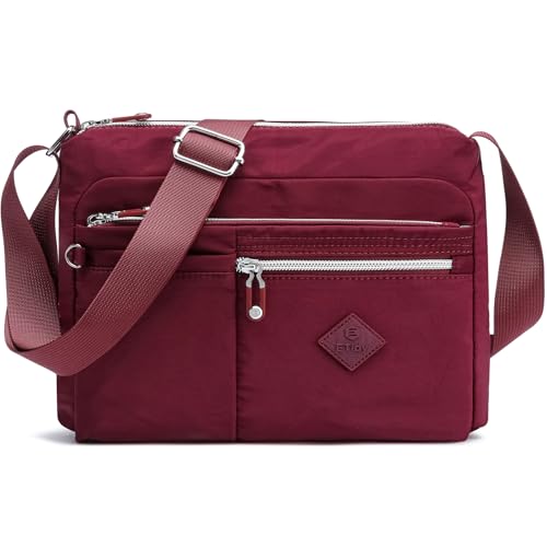 ETidy Crossbody Bag For Women Waterproof Lightweight Casual Shoulder Handbag