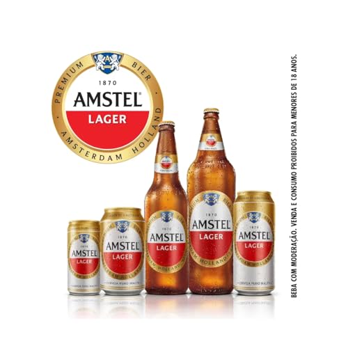 Pack Amstel Cerveja Lager - 12 latas de 269ml