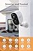 Dzees Outdoor Camera Wireless, 2K Battery Powered WiFi Surveillance Camera for Home Security System with Siren Alarm Spotlight, Motion Detection, Color Night Vision, IP65 Waterproof Cloud/Local 2Pack