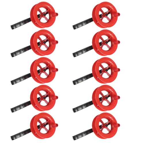 Vaguelly 10pcs Wheels Lightweight Hand-held Kite Reel Spool for Outdoor Flying Suitable for Adults and Kite Accessories for Fun and Flying