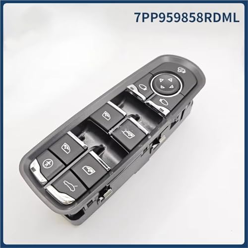 Interrupteur de vitre pour Cayenne et Panamera 2011-2017 commande avant gauche 7PP959858RDML - 2