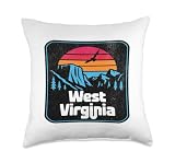 West Virginia Throw Pillow
