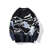 Qinfren Truien voor heren, tops, winter, warm, gebreid, opstaande kraag, trui, lange mouwen, breisel, pullover, sweaters voor mannen, knopen, gedraaid, wintertrui, Beige, XL Qinfren Truien voor heren, tops, winter, warm, gebreid, opstaande kraag, trui, lange mouwen, breisel, pullover, sweaters voor mannen, knopen, gedraaid, wintertrui, Beige, XL