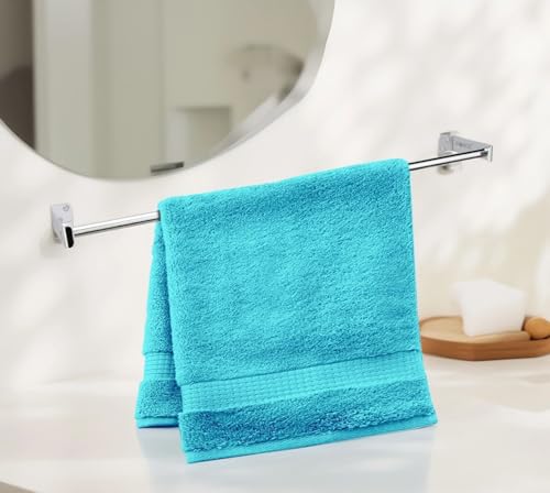 Image of Force 24-Inch Stainless Steel Towel Bar | Heavy-Duty Wall-Mounted Towel Rod | Premium Towel Hanger for Bathroom, Kitchen & Home Organization | Rust-Proof & Corrosion-Resistant