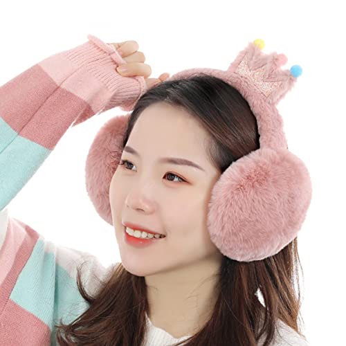 1Pc Cartoon Crown Earmuffs for Thickened Winter Ear Covers Warm Keeping Ear Muff for Outdoor Activities Cute Design for Boys for Ice Skating Skiing2