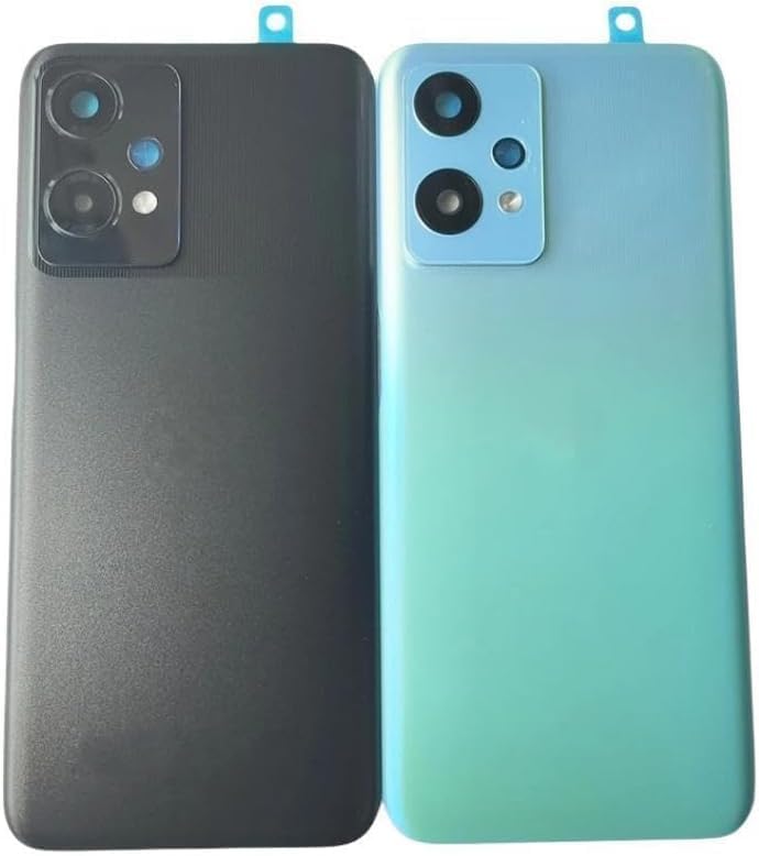 Algasan SHOWGOOD for Oneplus Nord CE2 Lite Rear Housing Replacement Panel Case with Camera Lens for Oneplus Nord CE2 Lite Battery Back Cover (Black)