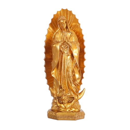Estatua Virgen de Guadalupe de 12 pulgadas en resina