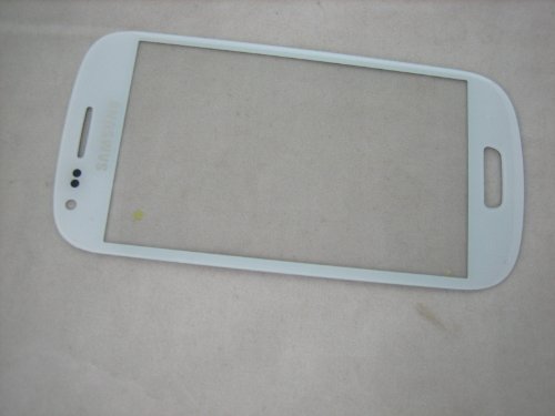 Samsung Galaxy S3 SIII Mini GT-i8190 Blanc-Avant en verre livré sans écran LCD ou AMOLED ni écran tactile non inclus) ~ Mobile Phone Repair Part Replacement