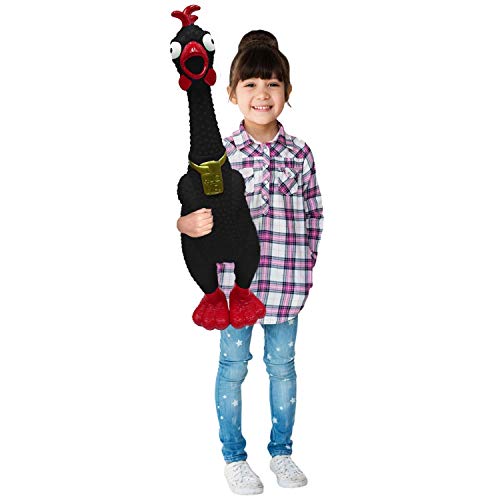 Animolds Hug Me Giant Rubber Chicken- Huge Stress Relief Screaming Chicken Toy | Screams...