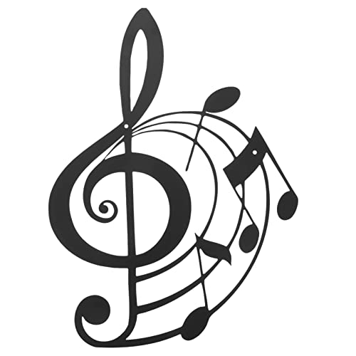 Decorazione da Parete in Metallo con Nota Musicale...