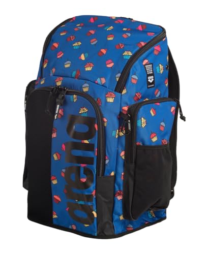Image of ARENA Spiky III Backpack 45 Swimming Athlete Sports Gym Rucksack Large Training Gear Equipment Swim Bag for Men and Women, 45 Liters, Cupcakes