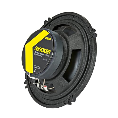 Image of KICKER 46CSC654 & 46CSC6934 CS Series Car Speaker Bundle - 6.5 inch 2-Way & 6x9 inch 3-Way Speakers (4 Total), 450W Peak, EVC Tech, Polypropylene Cones, Zero-Protrusion Tweeters.