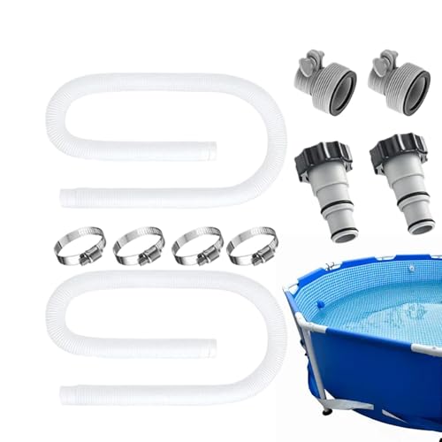 Manguera de repuesto para piscina, filtro de para piscina, 38 mm, herramienta de reparación de tuberías de agua, protección, mantenimiento, limpieza, circulación de flujo