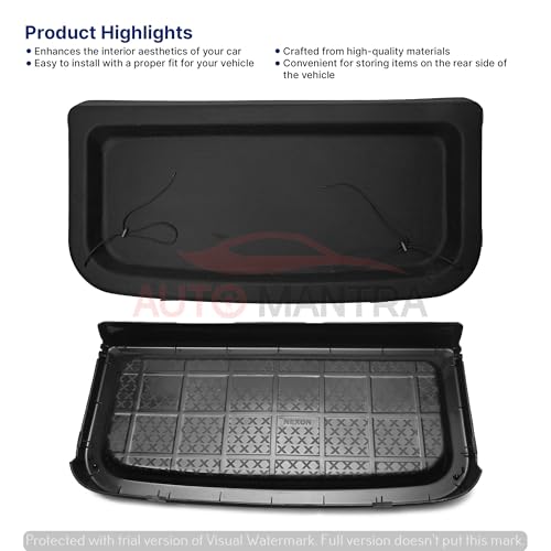 Image of Car Parcel Tray Diggi Luggage Tray in Perfect Fitting Compatible for Nexon Old