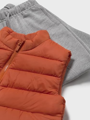 Mayoral Pullover Vest Pants Set for Baby-Boys Orange4