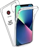 KP TECHNOLOGY Front and Back Case For iPhone 13 - (360°) Full Complete Protection iPhone 13 Case (CLEAR)