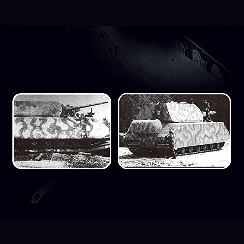 SCZWP8 Panzer Modellbausätze 2127 Teile Deutsch Panzer VIII Maus WW2 Militär Panzer Bausatz Für Kinder Und Erwachsene… – Bild 7
