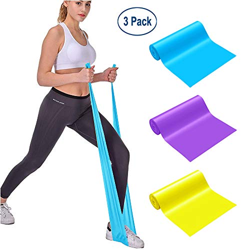 MOKOSS Resistance Bands, Professional Exercise Bands Long Natural Latex Elastic Bands, Perfect