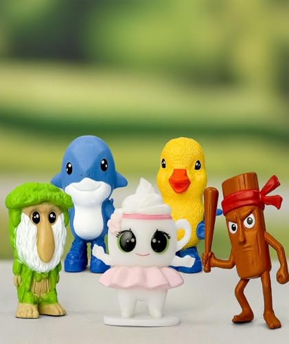 Image of 8PCS Italian Brainrot Toys, Tralalero Tralala, Tung Tung Sahur, Brainrot Toys Set, Tralalero Tralala Toy, Unique Collectible Figures for Desk Display, Home Decor, and Gift Giving