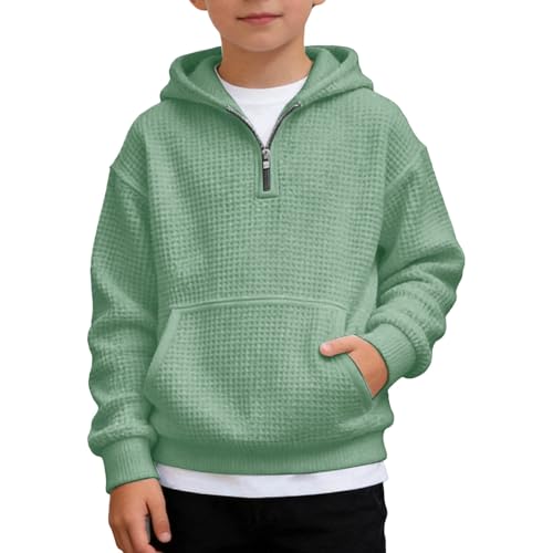 Sweat à capuche garçon chaud en polaire fini les coups de froid à la récré