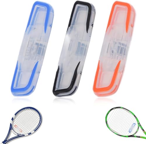 CYTGOUPER 3PCS Tennis Racket Vibration Dampeners, Tennis Racket Dampener, Soft Silicone Racket Shock Absorbers for Tennis Players